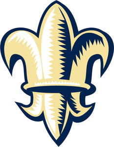 233x300 Illustration Of A Fleur De Lis, Fleur De Lys Or Flower Of The Lily