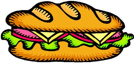 448x212 Sandwich Clipart Hoagie