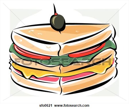 450x381 Club Sandwich Clipart