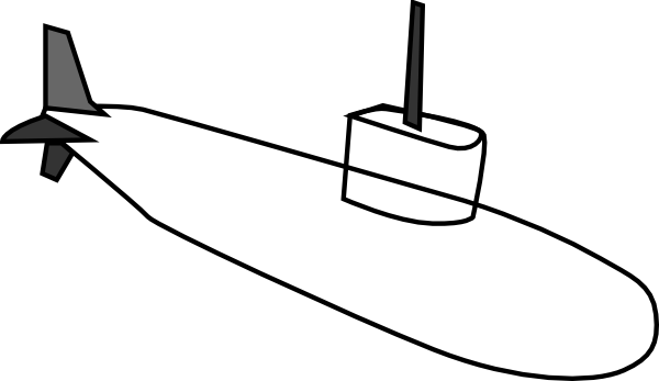 600x347 Submarine Clip Art