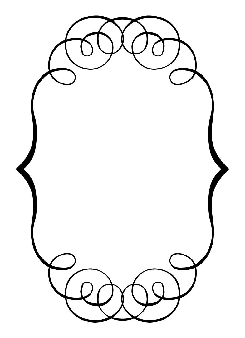 785x1085 Unique Wedding Clip Art Borders Pictures Free Vector Art, Images