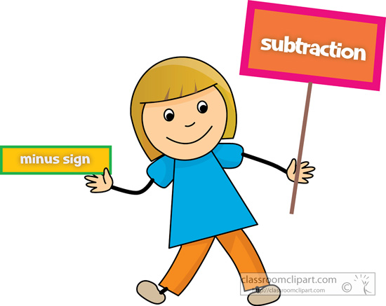 550x437 Subtraction Sign Clipart