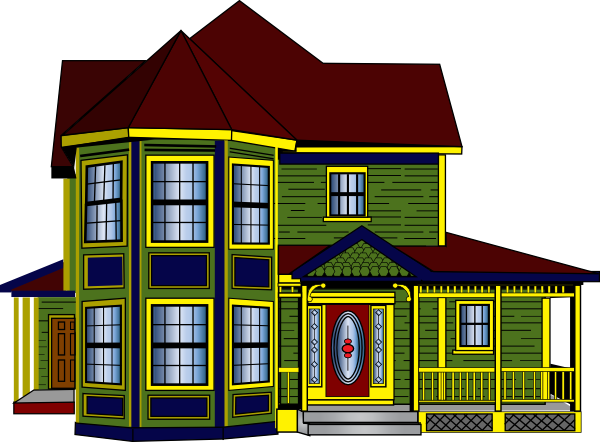 600x442 House Clipart Big House