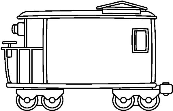 600x387 Black Train Clip Art