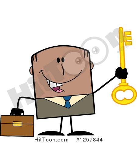 450x470 Black Businessman Clipart