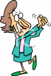 201x300 Clipart Of A Successful Businesswoman Applauding