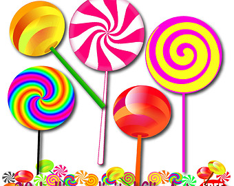 340x270 Five Clipart Lollipop