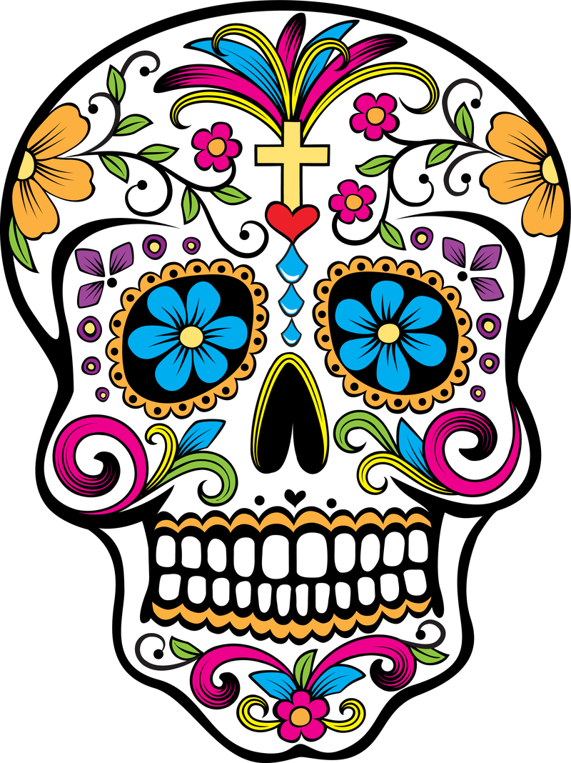 800x1068 Sugar Skull Clip Art Inderecami Drawing