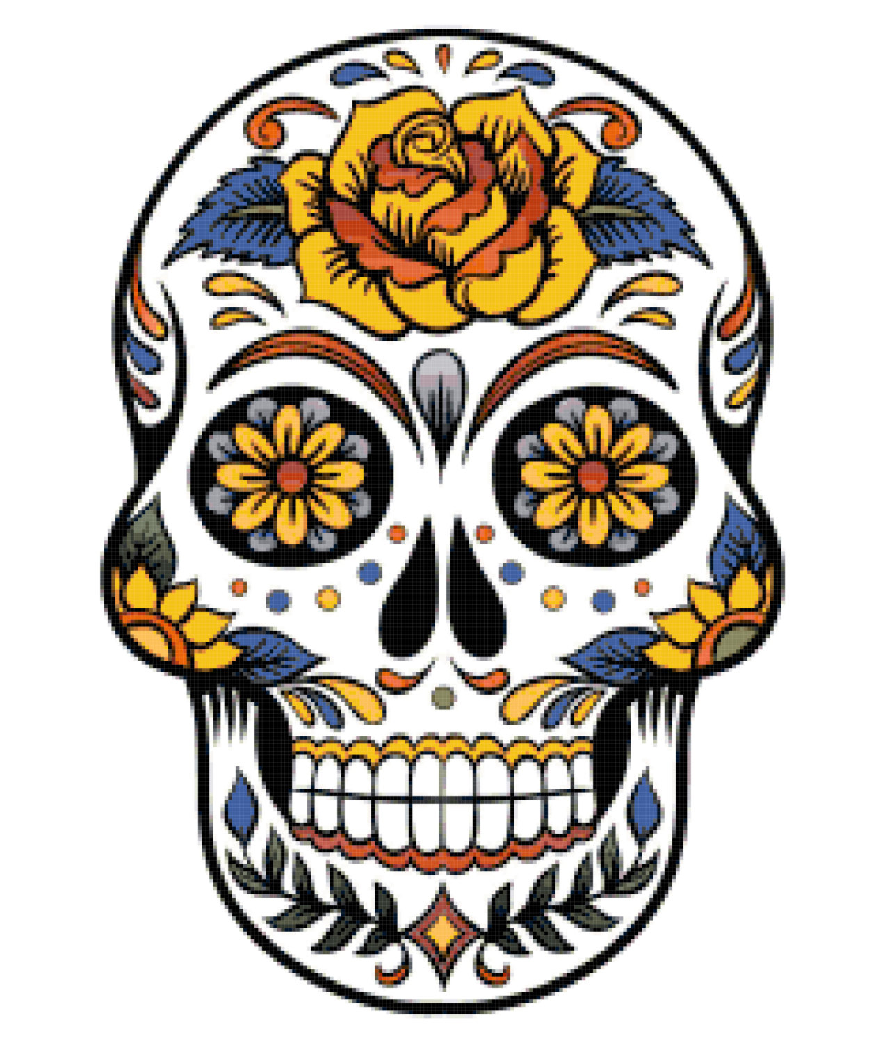 1273x1500 Sugar Skull Clip Art Many Interesting Cliparts