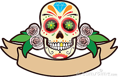 400x262 Sugar Skull Clipart Mexican