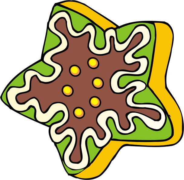 609x596 Star Cookie Clipart, Explore Pictures