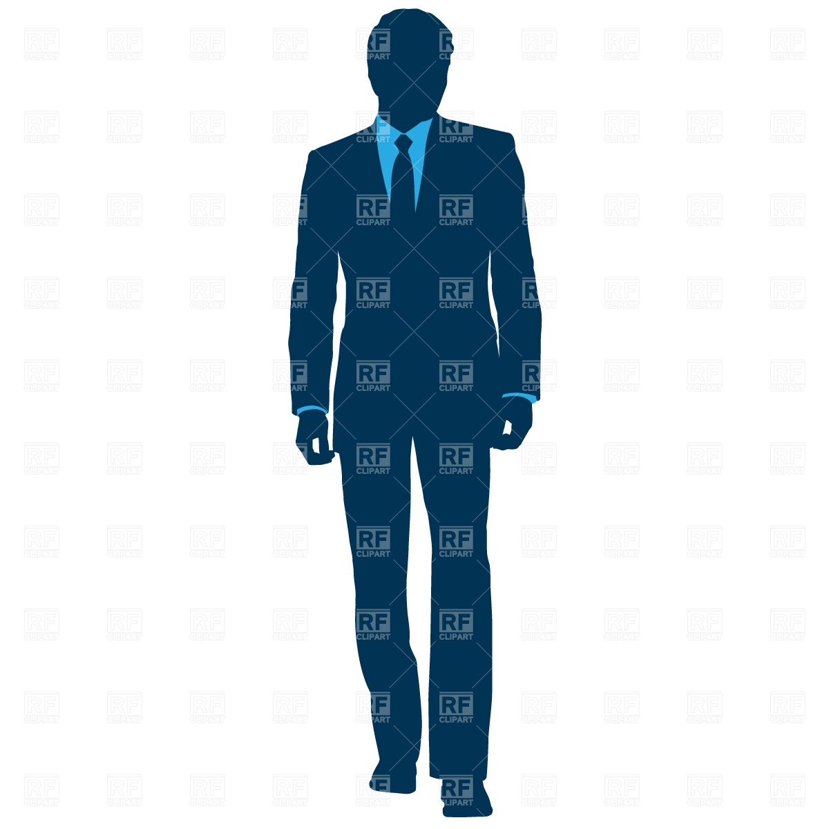 1200x1200 Businessman In Suit Royalty Free Vector Clip Art Image