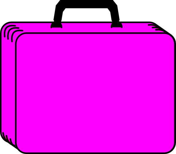 600x525 Suitcase Clipart Pink Suitcase