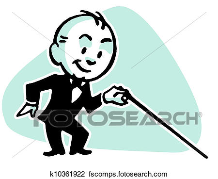 450x369 Cliprt Of Cartoon Style Drawing Of Small Man Dressed In