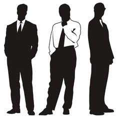 236x236 Digital Graphic Old Fashioned People Silhouettes Download