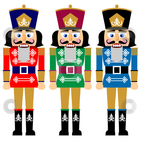 450x450 Set Of Christmas Nutcracker Vector Illustration