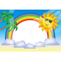 200x200 Summer Borders Clip Art Free