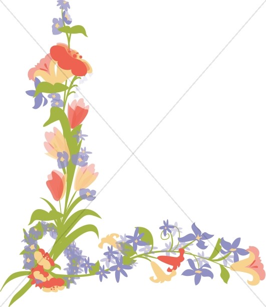 531x612 Yellow Flower Clipart Summer Border