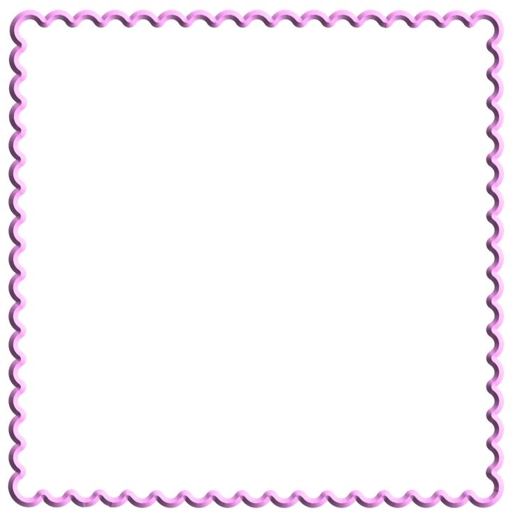 736x736 Wavy Line Border Clipart