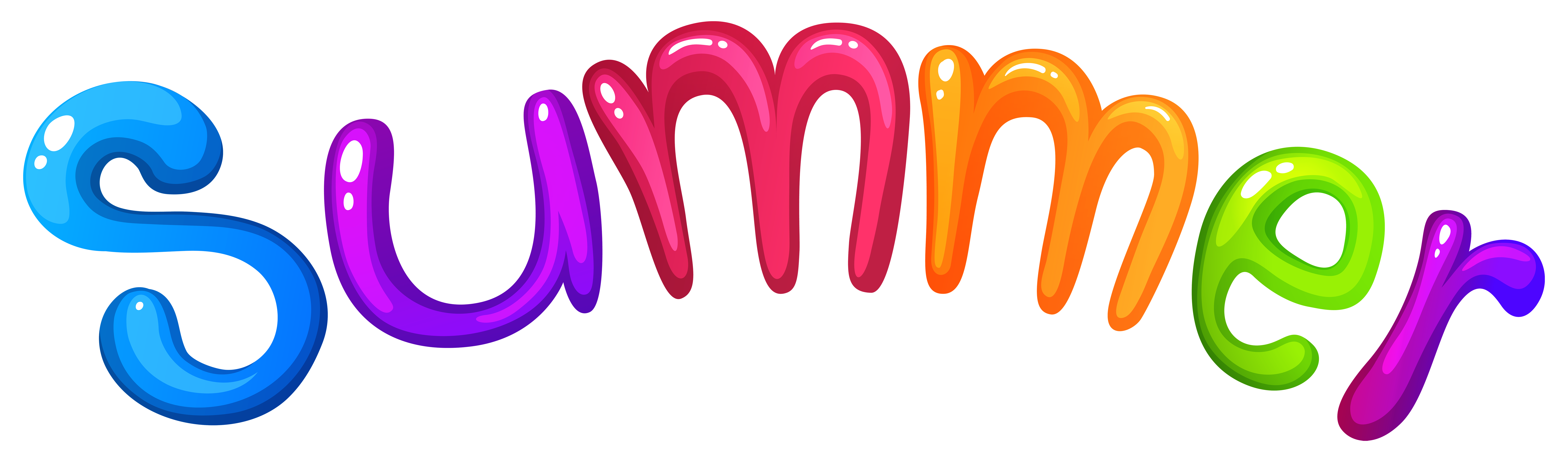 8000x2326 Summer Clipart View