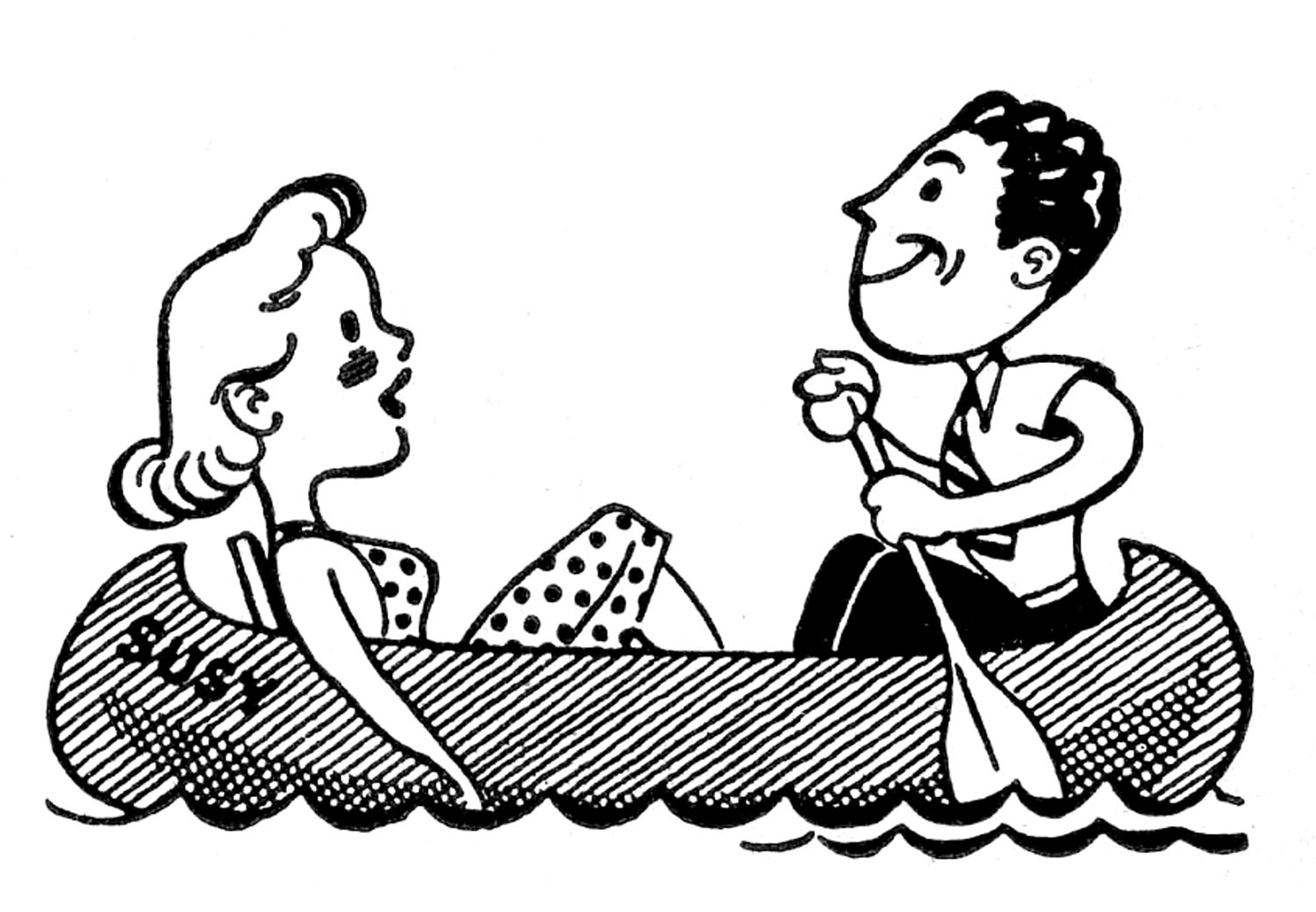 1500x1040 Vintage Summer Fun Clip Art