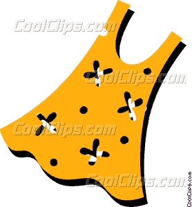 278x300 Summer Dress Vector Clip Art