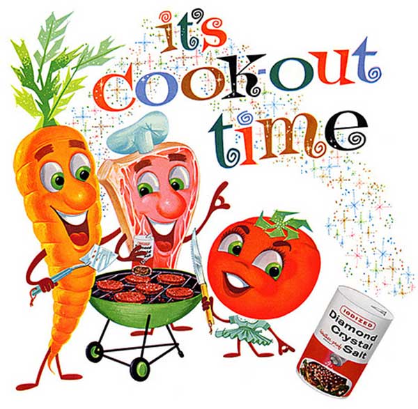 600x587 Summer Cookout Clipart