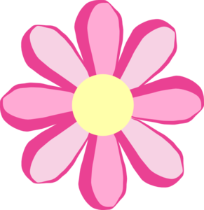 291x300 Pink Flower Clip Art