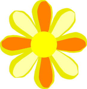 291x300 Summer Flower Clip Art