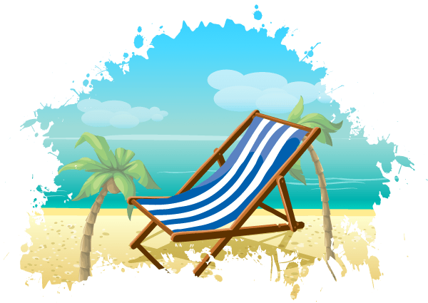 600x425 Free Summer Beach Vector Background Free Vectors