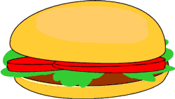 250x142 Bbq Hamburger Clip Art, Barbequecookout Picnic Sandwich Graphics