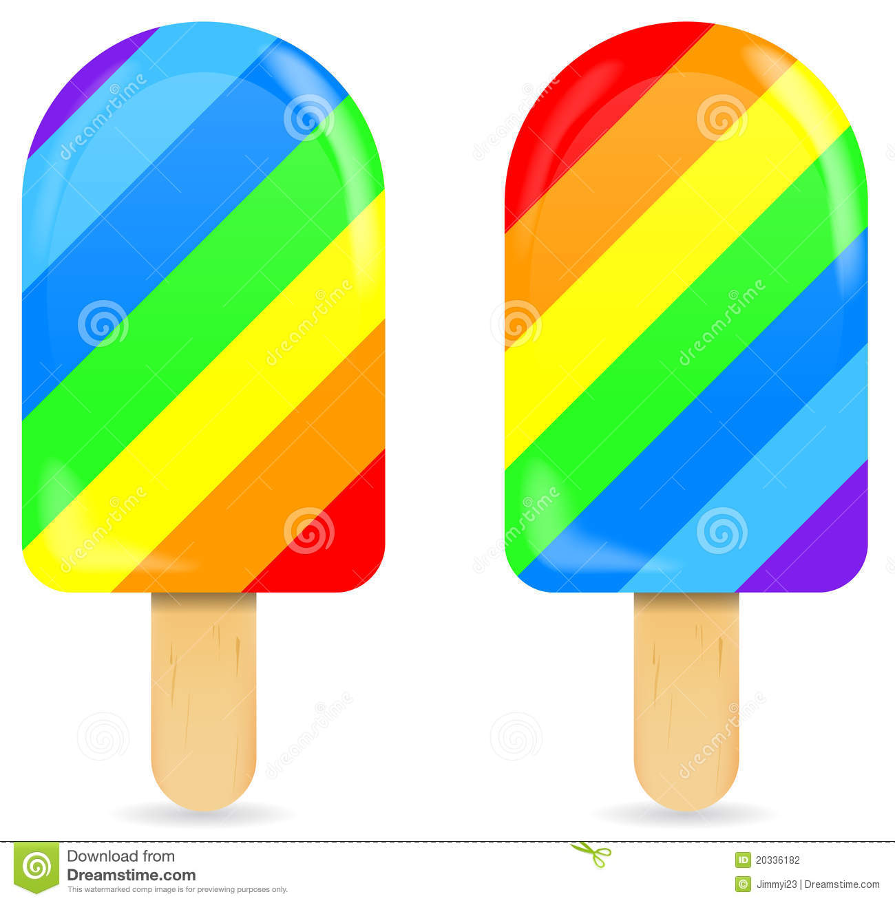 1300x1312 Rainbow Popsicle Clipart