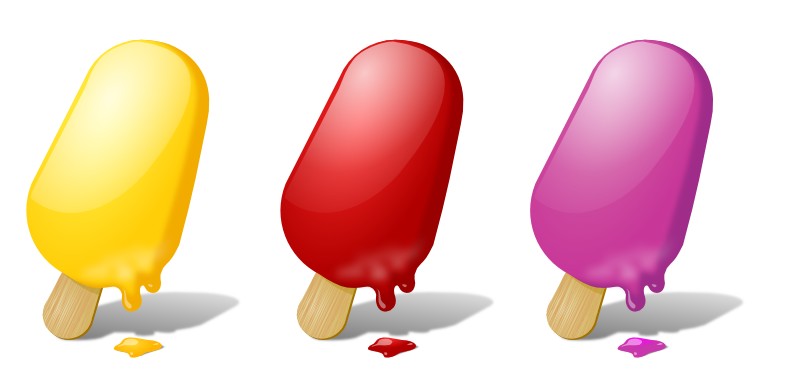787x379 Ice Pops Clipart