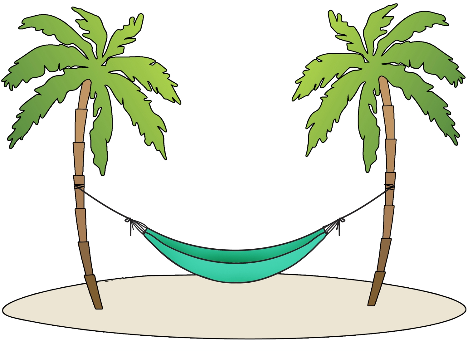 1500x1125 Hammock Clipart Summer