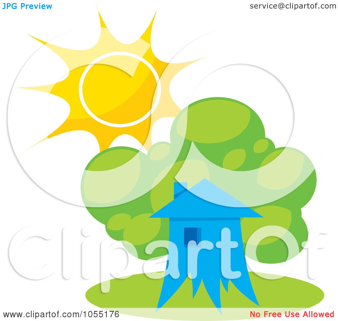 1080x1024 Royalty Free Vector Clip Art Illustration Of A Tree House