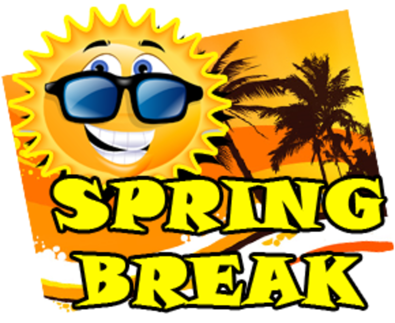 800x654 Spring Break Clip Art