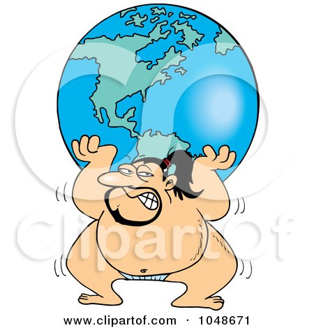 450x470 Royalty Free (Rf) Clip Art Illustration Of A Cartoon Sumo