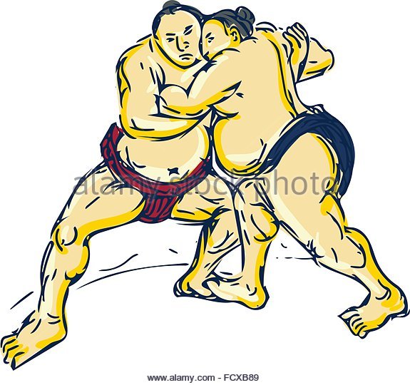 575x540 Sumo Stock Vector Images