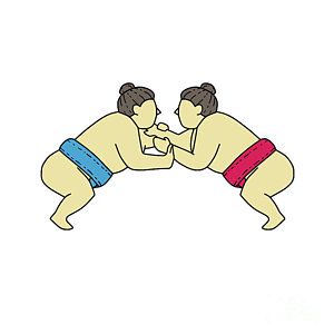 300x300 Sumo Wrestling Prints Fine Art America