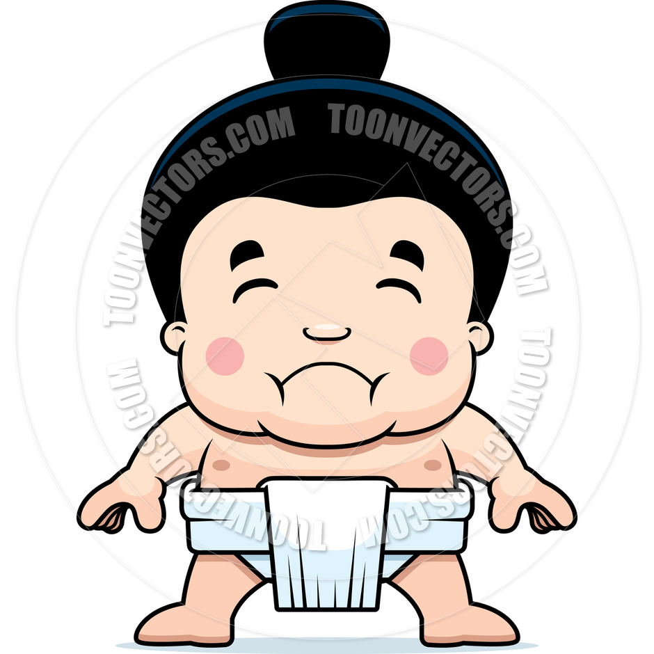 940x940 Cartoon Sumo Boy Sad By Cory Thoman Toon Vectors Eps