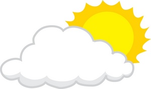 300x177 Cloud Clipart Image