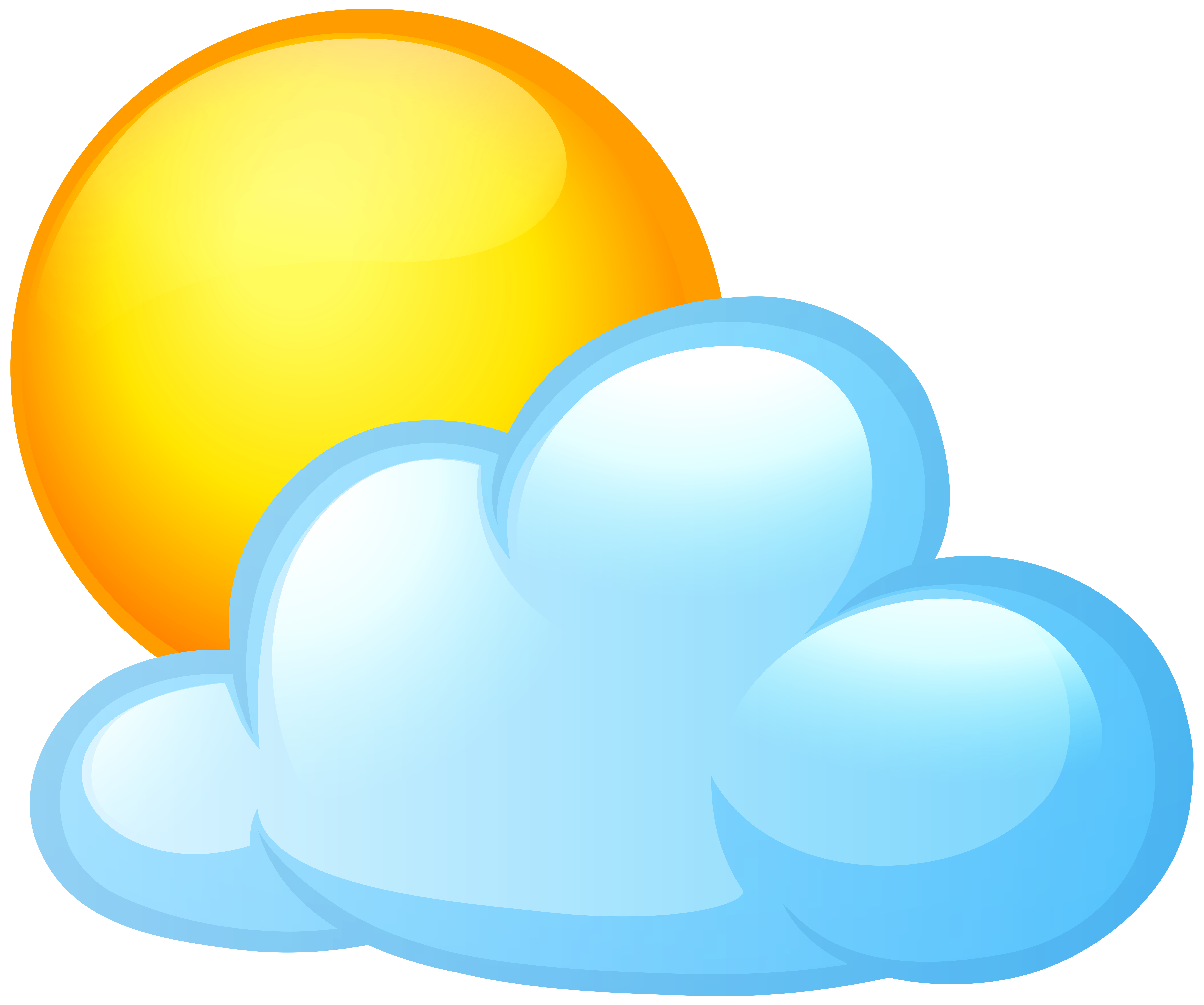 8000x6675 Sun And Cloud Png Clip Art Imageu200b Gallery Yopriceville