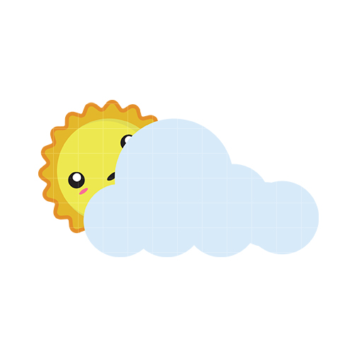 504x504 Sun Clipart Cloudy