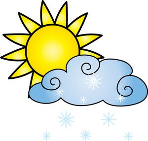 300x286 Sun With Cloud Clipart