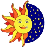150x155 Sun And Moon Clip Art