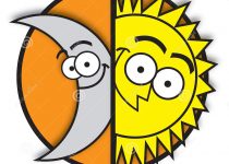 210x150 Sun And Moon Clipart Images