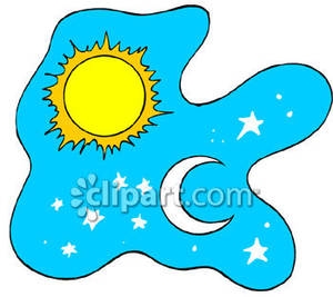 300x267 Sun Moon And Stars Clipart