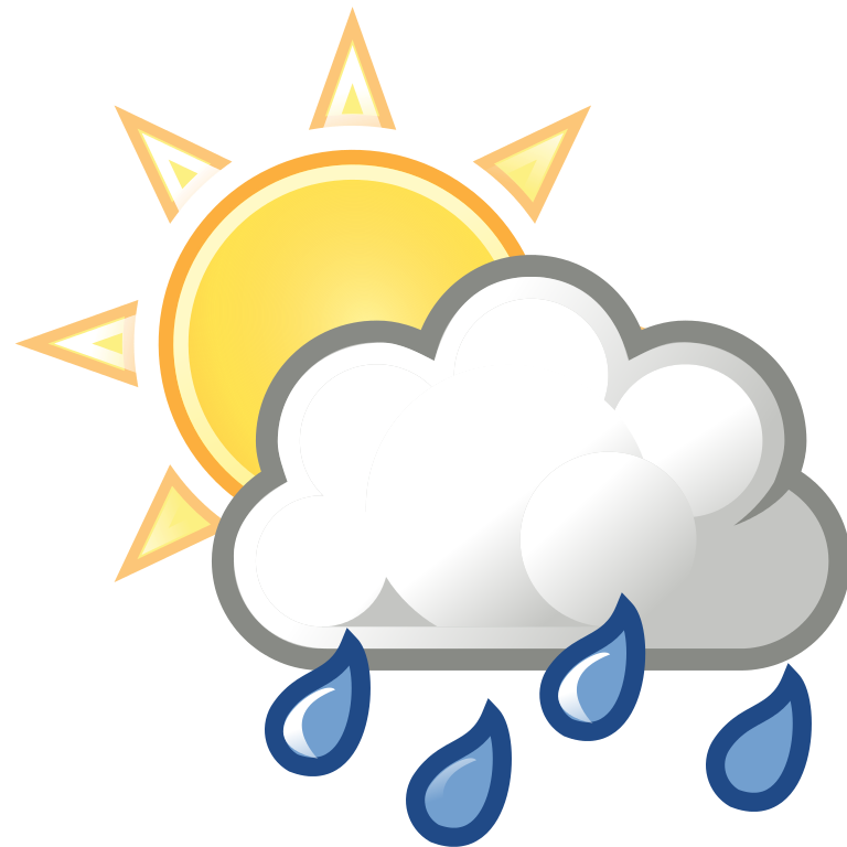 Sun And Rain Clipart | Free download on ClipArtMag