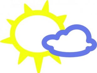 310x233 Sun And Rain Weather Symbols Clip Art Free Vectors Ui Download
