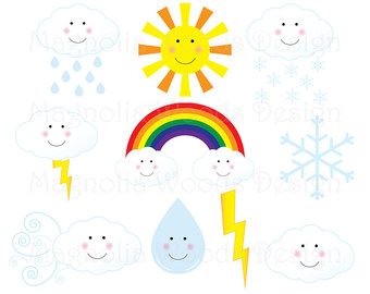340x270 Weather Clipart Rainbow Clip Art Sun Clipart Instant